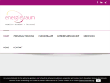 Tablet Screenshot of energieraum.info